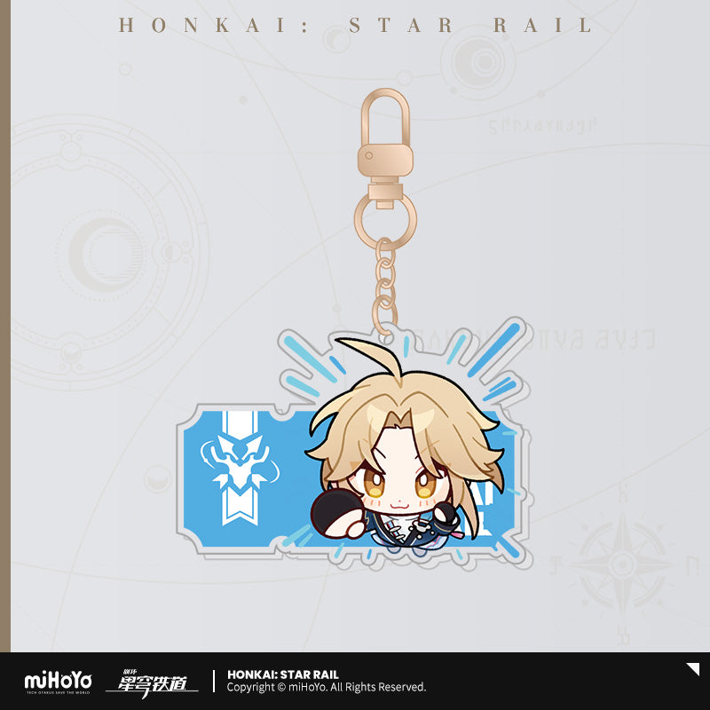 Acrylic Strap [Honkai: Star Rail] - Série Emoticônes / Sticker vol.3