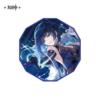 Glitter Coaster Ornament [Genshin Impact] - Yelan - Genius Invokation TCG