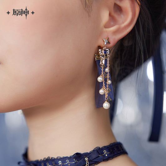 Boucles d'Oreilles [Genshin Impact] - Pearl Type - Furina Impression Collection