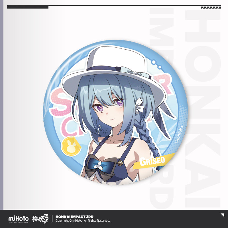 Badge [Honkai Impact 3rd] - Summer Cruise Episode Elysia vol.5 (plusieurs modèles)