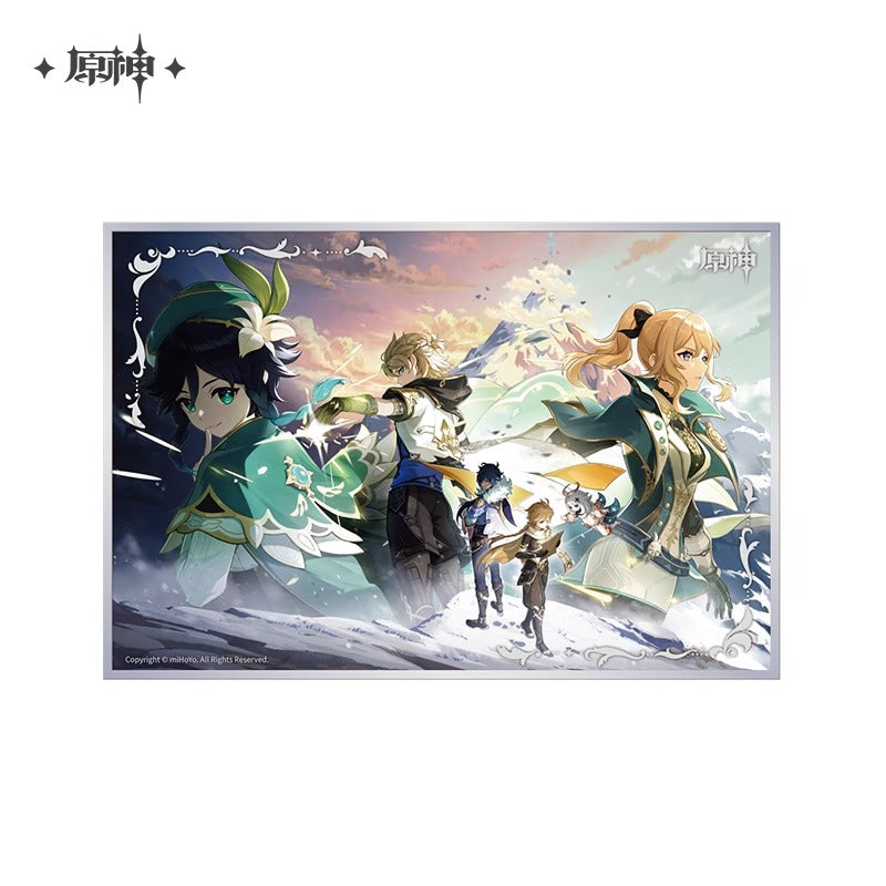 Acrylique Shikishi [Genshin Impact] - Albedo / Venti / Kaeya / Traveller / Jean - Paralogism
