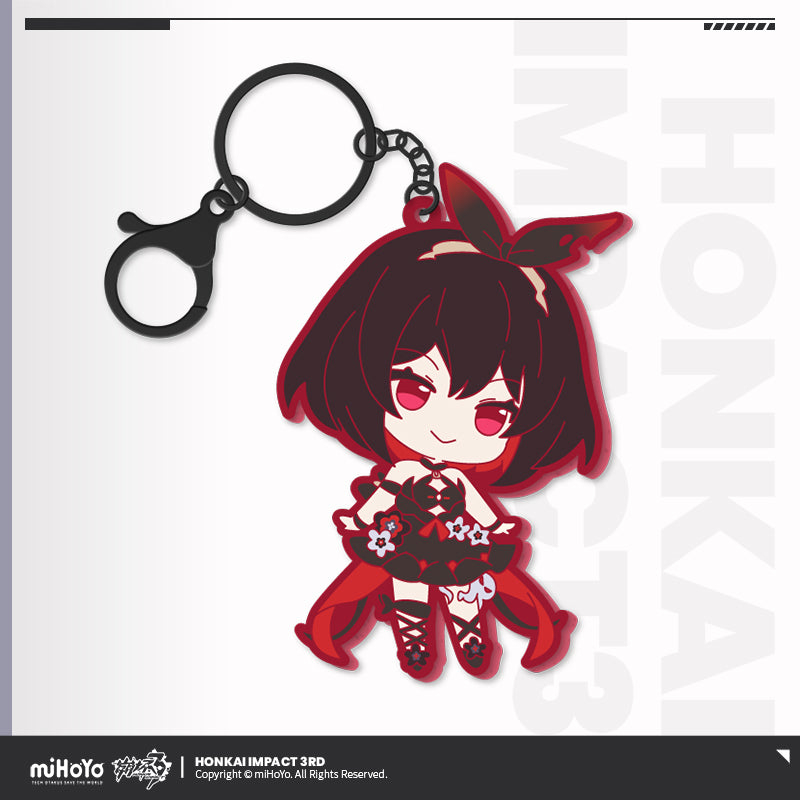 Rubber Keychain [Honkai Impact 3rd]  - Seele - Stygian Nymph Black ver.