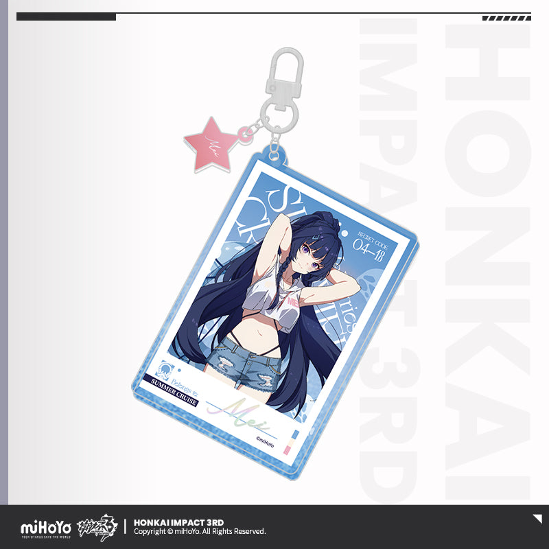 Glitter Acrylic Keychain [Honkai Impact 3rd] - Summer Cruise vol.1 (plusieurs modèles)