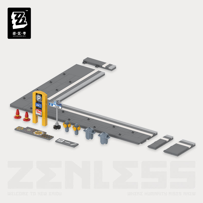 Maquette de Block a construire [ZZZ Zenless Zone Zero] - Rue - 6th Street Collection