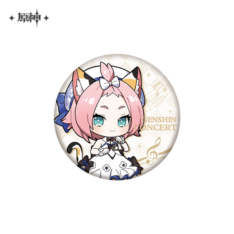 Badge [Genshin Impact] - Chibi ver. - GENSHIN CONCERT 2023 "Melodies of an Endless Journey" (plusieurs modèles)