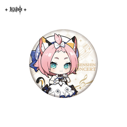 Badge [Genshin Impact] - Chibi ver. - GENSHIN CONCERT 2023 "Melodies of an Endless Journey" (plusieurs modèles)