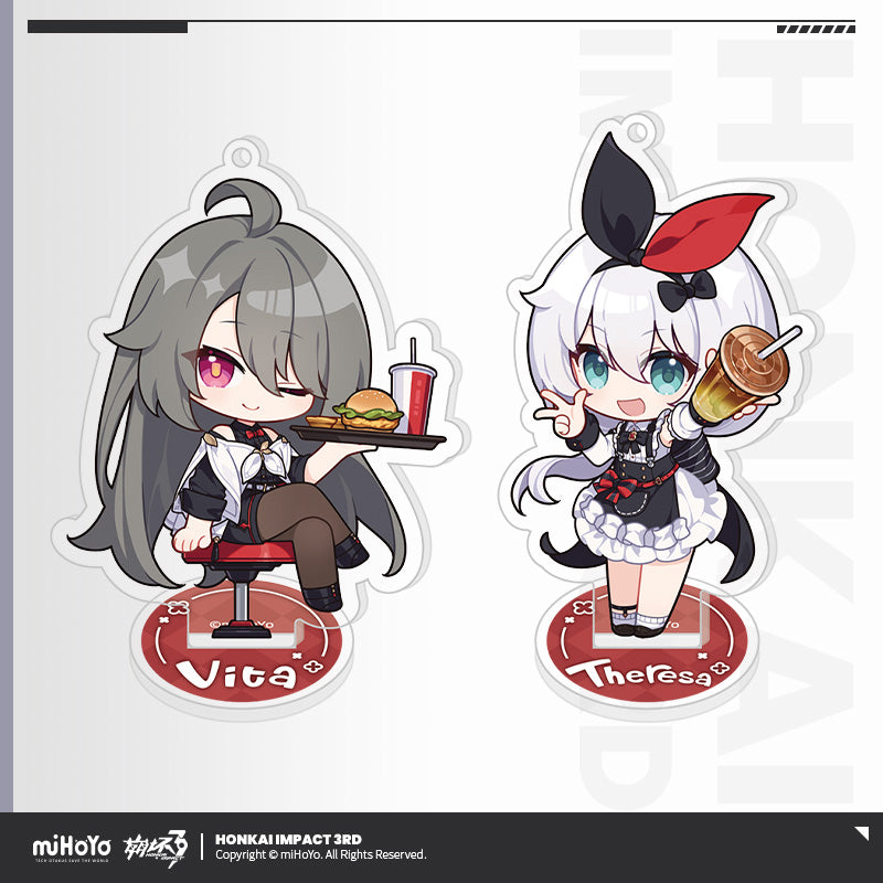 Acrylic Stand Keychain [Honkai Impact 3rd] - Chibi - Delicious Ship Series - KFC Collab General Product