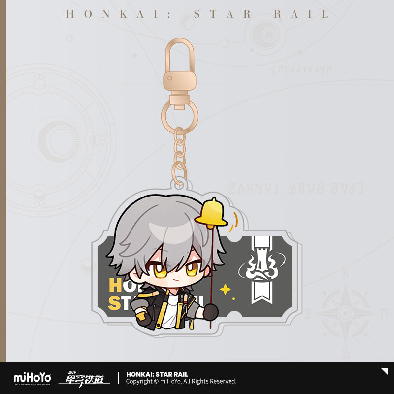 Acrylic Strap [Honkai: Star Rail] - Série Emoticônes / Sticker (plusieurs modèles)