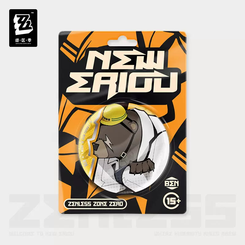 Badge [ZZZ Zenless Zone Zero] - Belobog Heavy Industries - Chibi Series (plusieurs modèles)