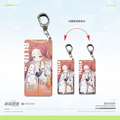 Acrylic Strap avec 1 face Lenticulaire [Blue Archive] Game Development Club (Plusieurs modèles)