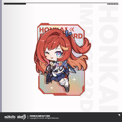 Carte impression laser [Honkai Impact 3rd] - Part 2 Chibi series - (Plusieurs Modèles)