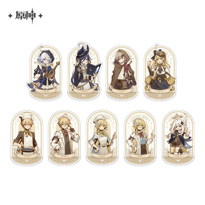 Full Set (Badge + Stand + Magnet) avec Carte Bonus [Genshin Impact] - Tabletop Troupe Pros (Plusieurs Modèles) (Copie)