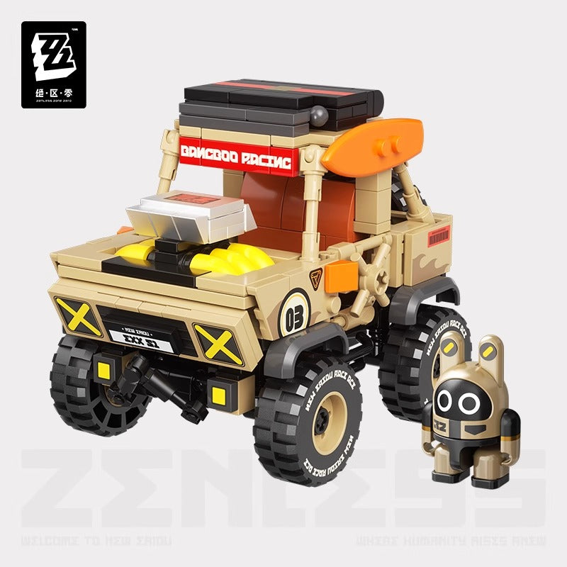 Maquette de Block a construire [ZZZ Zenless Zone Zero] - Wasteland Knight - Bangboo Racing