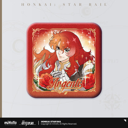 Badge [Honkai: Star Rail] - Argenti - Pure and Beautiful Series (plusieurs modèles)