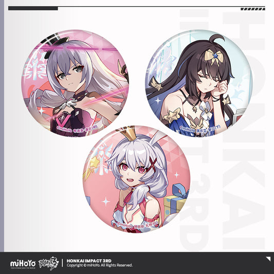 Set de 3 Badge [Honkai Impact 3rd] - Stigmata Series - Little Joys (Teriri, Broboli, Vollerei)