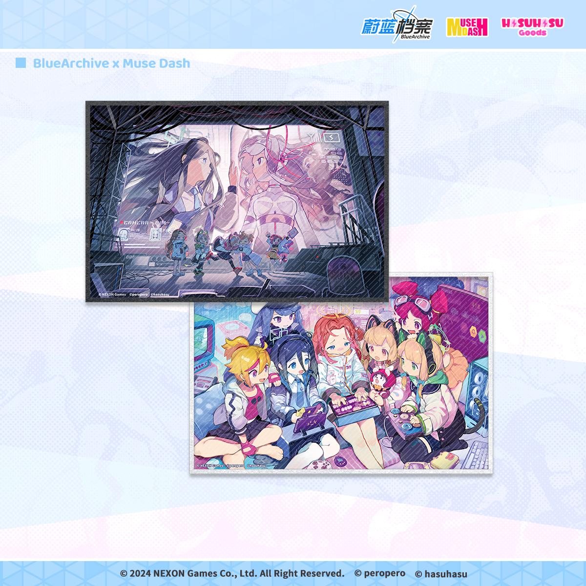 Acrylic Shikishi [Muse Dash] - Blue Archive Collab