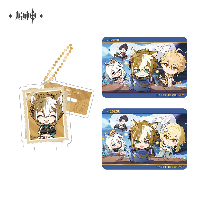 Acrylic Strap Standee Set [Genshin Impact] - Goro - Photos of a Good Time series