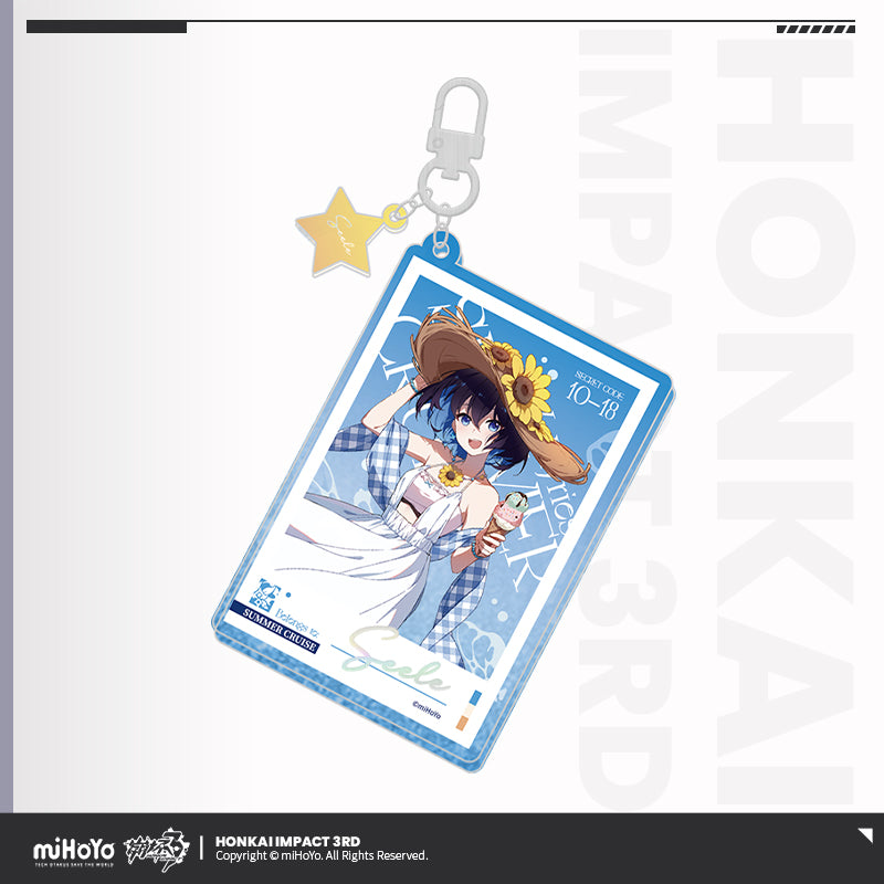 Glitter Acrylic Keychain [Honkai Impact 3rd] - Summer Cruise vol.1 (plusieurs modèles)