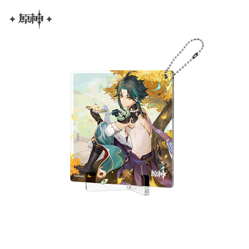 Acrylic strap / coaster avec standee [Genshin Impact] Fateful Day series (Plusieurs modèles)