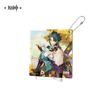 Acrylic strap / coaster avec standee [Genshin Impact] Fateful Day series (Plusieurs modèles)