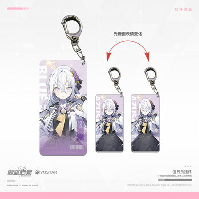 Acrylic Strap avec 1 face Lenticulaire [Blue Archive] Supplemental Classes Club (Plusieurs modèles)