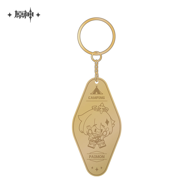 Metal Keychain [Genshin Impact] Go Camping! (plusieurs modèles)