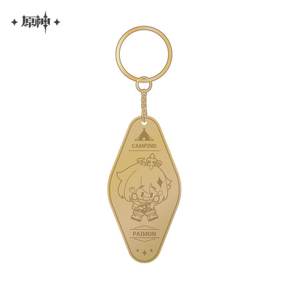 Metal Keychain [Genshin Impact] Go Camping! (plusieurs modèles)