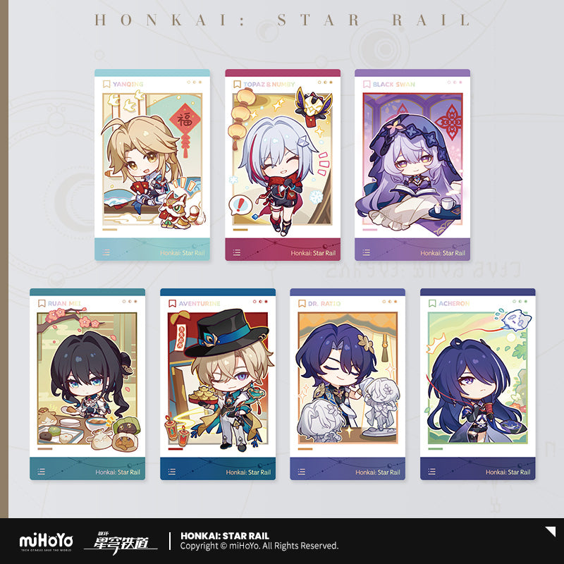 Set de Cartes Laser [Honkai: Star Rail] - New Year 2024 Series