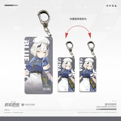 Acrylic Strap avec 1 face Lenticulaire [Blue Archive] Himuro Sena