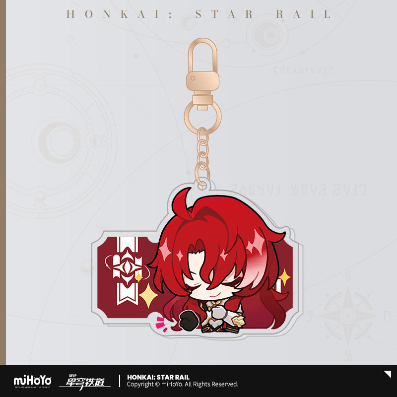 Acrylic Strap [Honkai: Star Rail] - Série Emoticônes / Sticker (plusieurs modèles)