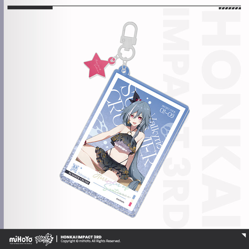 Glitter Acrylic Keychain [Honkai Impact 3rd] - Summer Cruise vol.1 (plusieurs modèles)