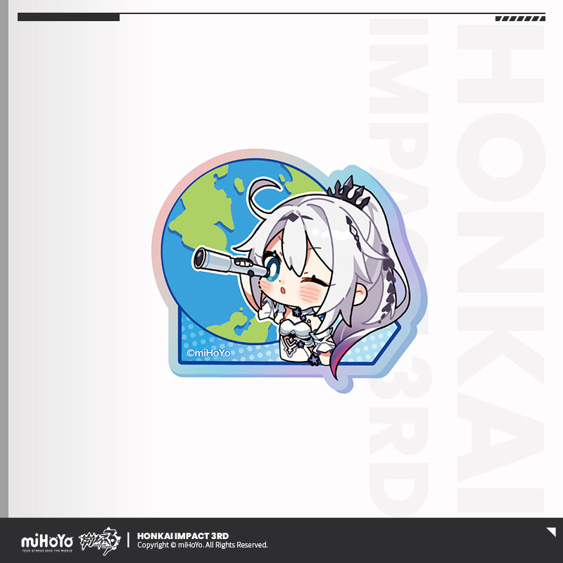 Badge Acrylic [Honkai Impact 3rd] collection HONKAI MEME (plusieurs modèles)