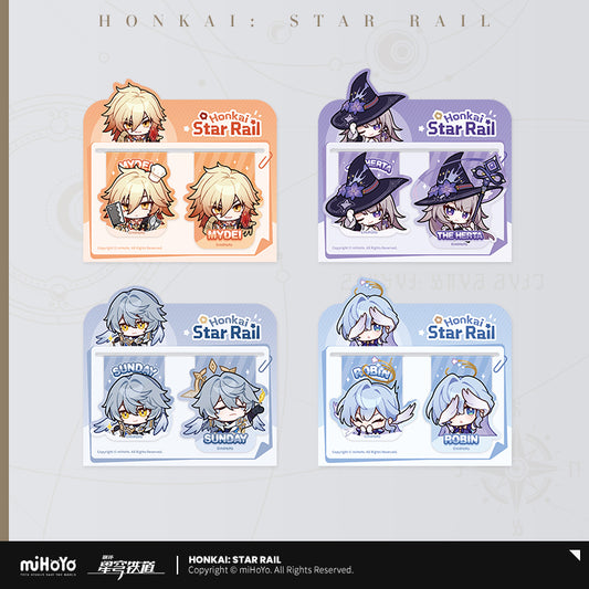 Magnetic Bookmark [Honkai: Star Rail] - Série Emoticônes / Sticker Vol.2