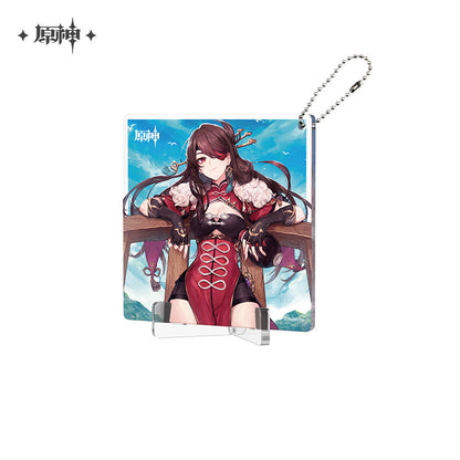 Acrylic strap / coaster avec standee [Genshin Impact] Fateful Day series (Plusieurs modèles)