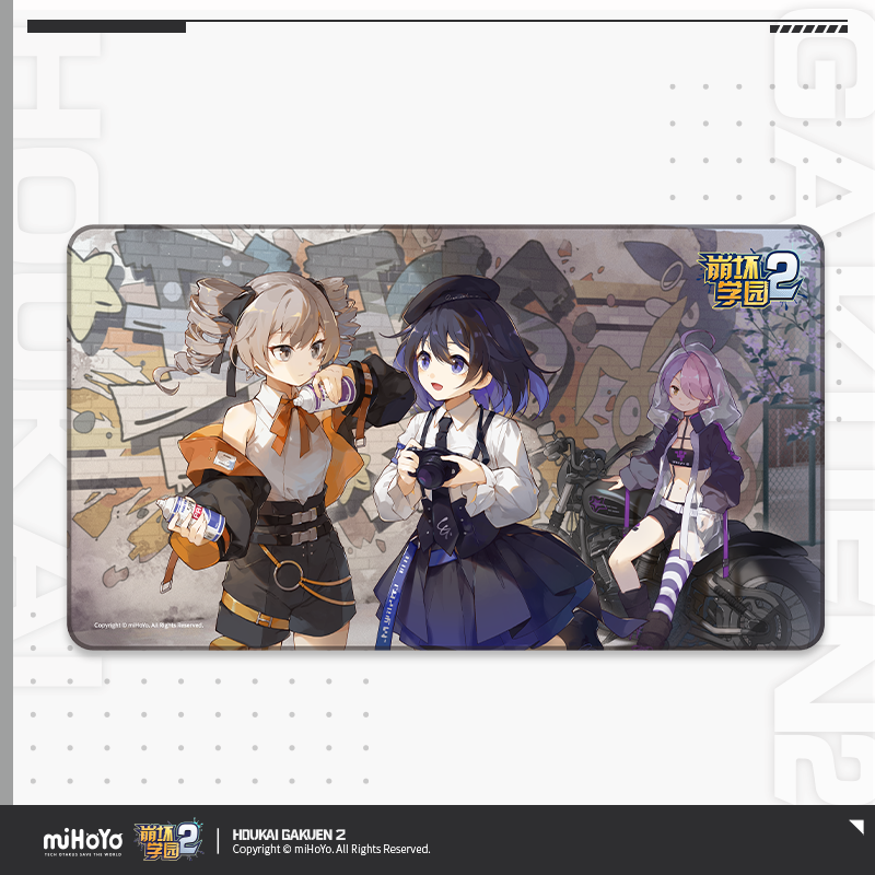 Mousepad [Houkai Gakuen 2] - Seele / Bronya / Sin Mal - Dream Team