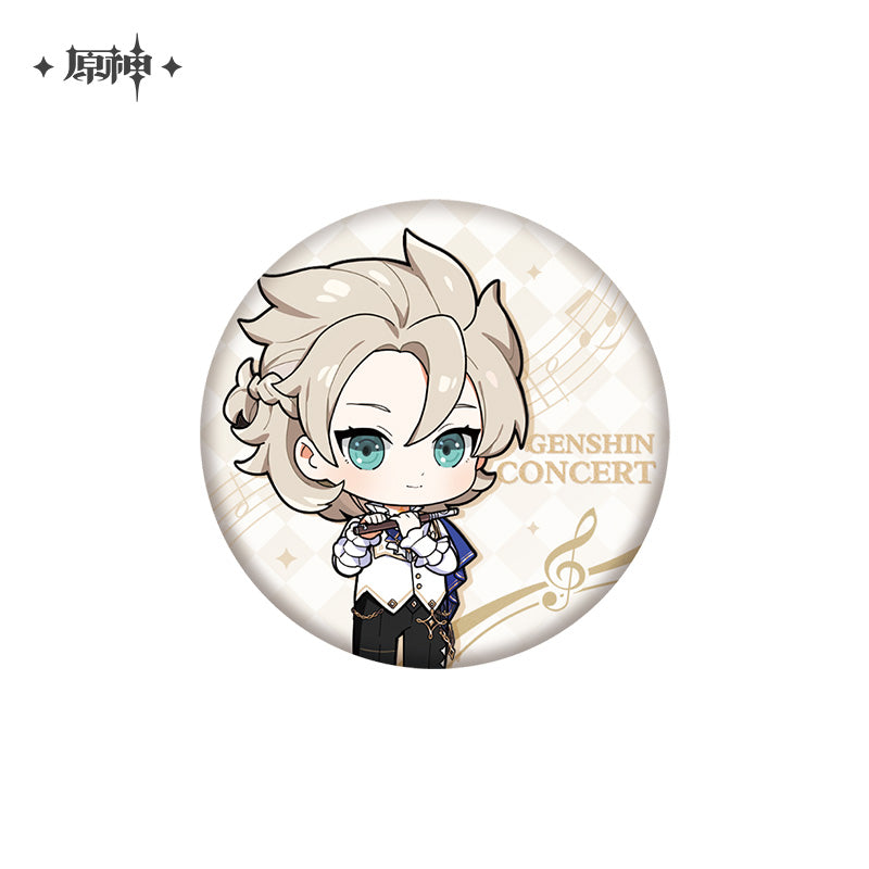 Badge [Genshin Impact] - Chibi ver. - GENSHIN CONCERT 2023 "Melodies of an Endless Journey" (plusieurs modèles)