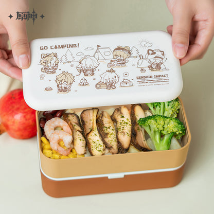 Bento Box set + sac [Genshin Impact] Go Camping!