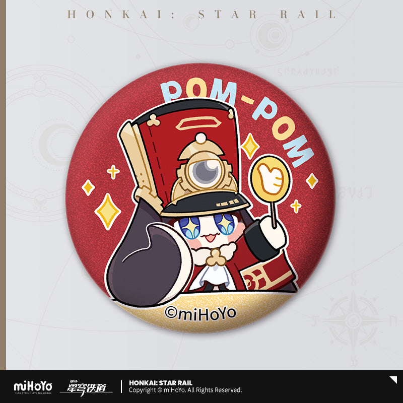 Badge set [Honkai: Star Rail] - Pom Pom - Série Emoticônes / Sticker