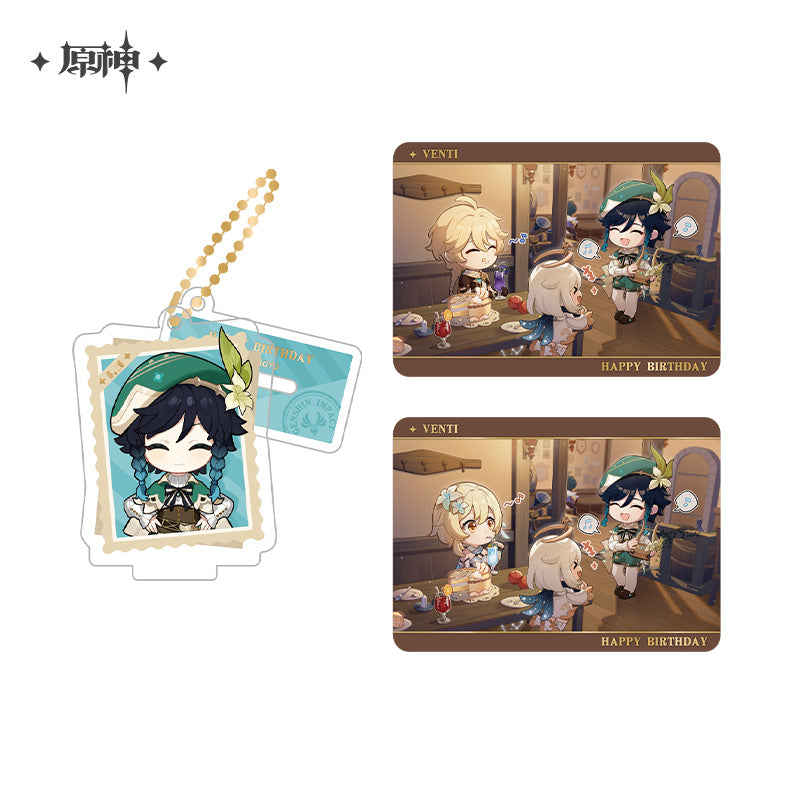 Acrylic Strap Standee Set [Genshin Impact] - Venti- Photos of a Good Time series