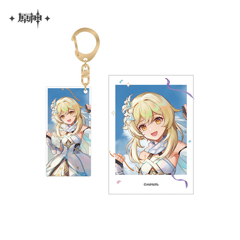 Keychain Acrylic + Polaroid [Genshin Impact] (Plusieurs modèles) - FES 2023