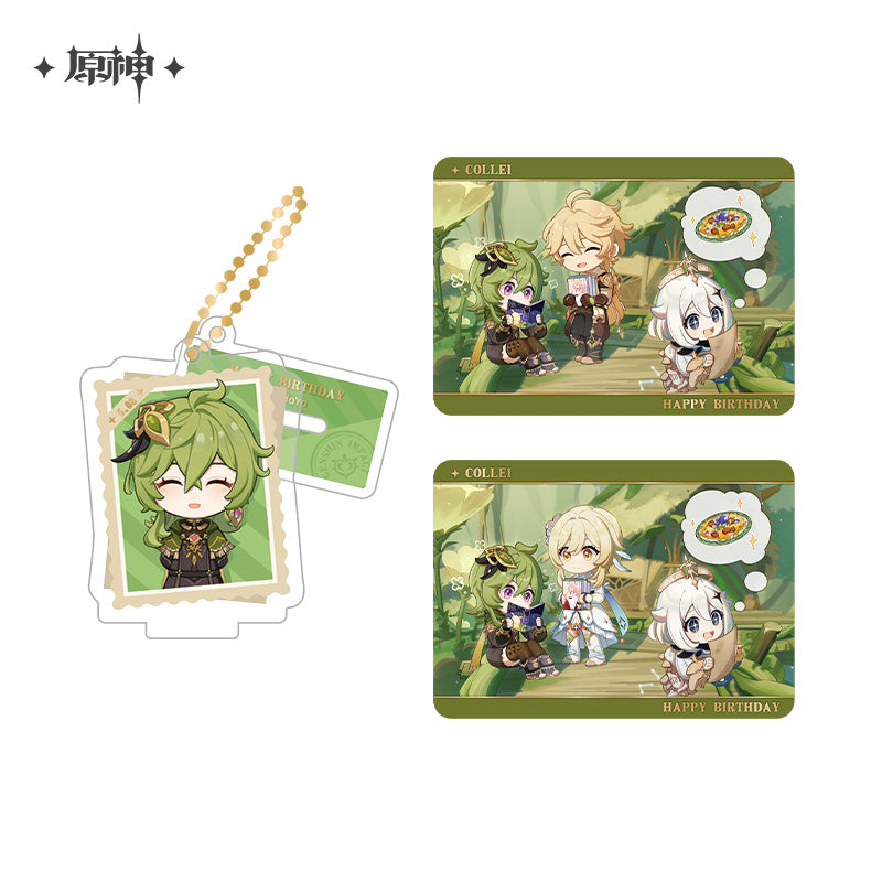 Acrylic Strap Standee Set [Genshin Impact] - Collei - Photos of a Good Time series