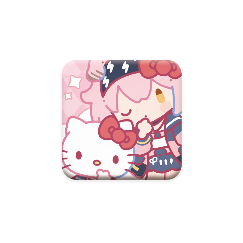 Badge en PU [Arknights] - Sanrio Collab