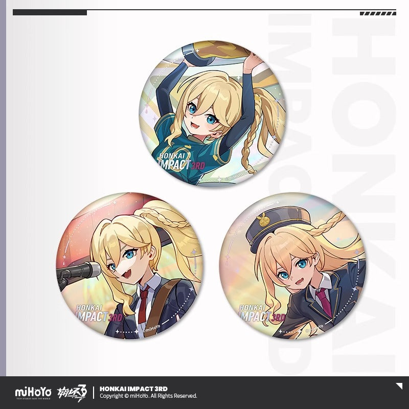 Set de 3 Badge [Honkai Impact 3rd] - Durandal: Illuminating the Universe - Part 2 Stigmata Series