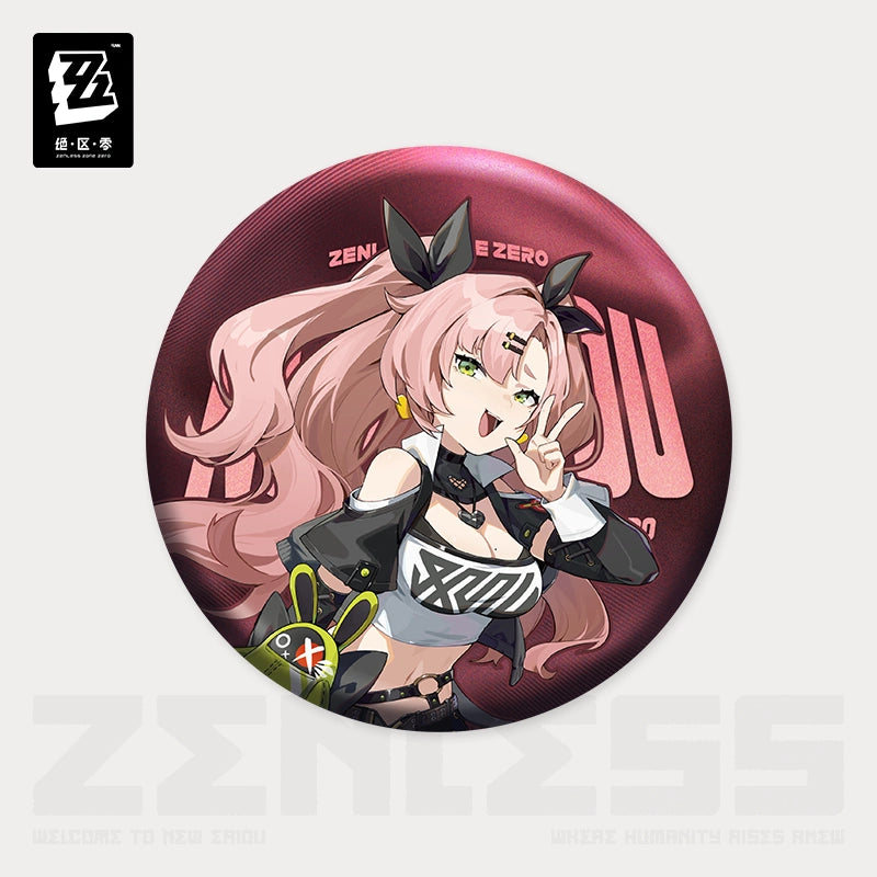 Badge [ZZZ Zenless Zone Zero] - Cunning Hares - Portrait Series (plusieurs modèles)