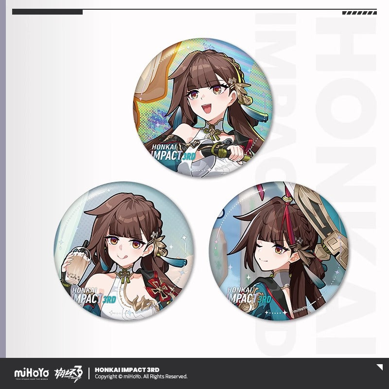 Set de 3 Badge [Honkai Impact 3rd] - Li Sushang: Peregrine Sword - Part 2 Stigmata Series