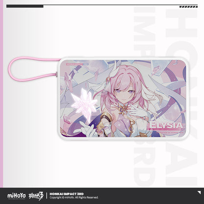 Batterie Externe Portable 10000 mAh avec Charge Sans Fil et Type C [Honkai Impact 3rd] - Elysia: Herrscher of Human Ego