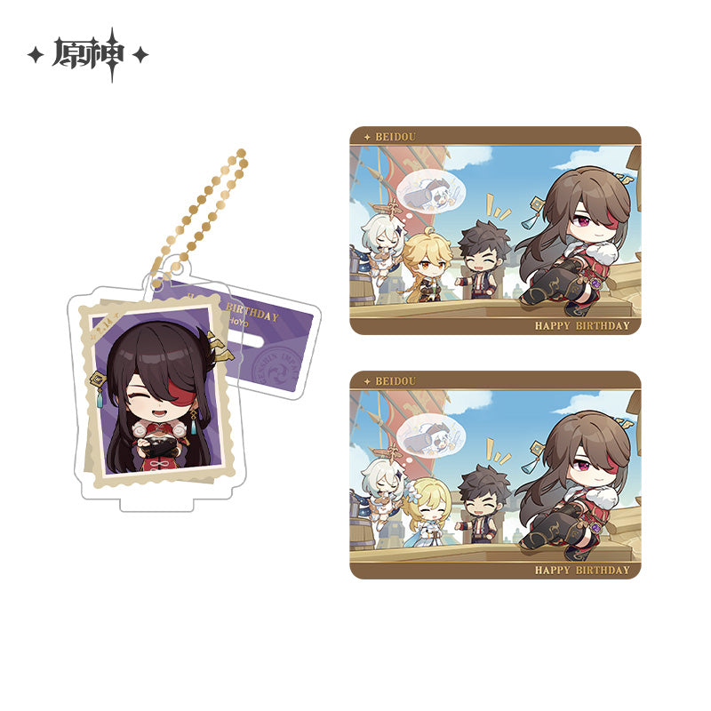 Acrylic Strap Standee Set [Genshin Impact] - Beidou - Photos of a Good Time series