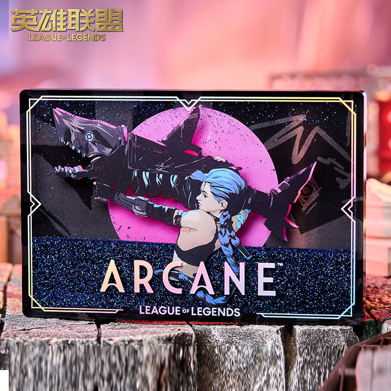 Acrylic Glitter Ornament [Arcane: League of Legends] - Jinx