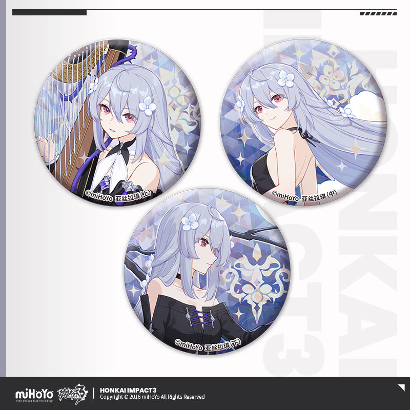 Set de 3 Badge [Honkai Impact 3rd] - Stigmata Series - Type T: Aslaug