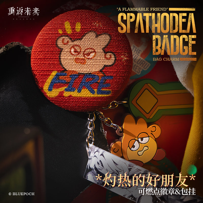 Badge + Strap [Reverse: 1999] - Spathodea - A Flammable Friend